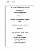 ELECTRONICA DE POTENCIA. Transistores