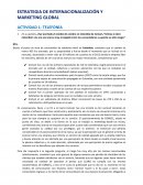 ESTRATEGIA DE INTERNACIONALIZACIÓN Y MARKETING GLOBAL
