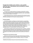 El papel de la familia como víctima y como posible precursor de la victimización de sus miembros a manos del narcotráfico