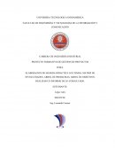 ELABORACION DE MANERA DIDACTICA LOS TEMAS: MATRIZ DE INVOLUCRADOS, ARBOL DE PROBLEMAS, ARBOL DE OBJETIVOS; REALIZAR UN INFORME DE LO CONSULTADO