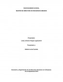 Escenarios y organización de los RRHH El sabor del corazón
