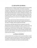 Reflexión filosófica EL MITO ENTRE LOS GRIEGOS