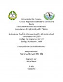 Análisis Y Reorganización Administrativa