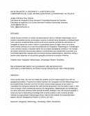 RELACIÓN ENTRE LA GEOGRAFÍA Y LA METEOROLOGÍA. COMPONENTES DEL CLIMA. INTERACCIÓN ENTRE LA ATMÓSFERA Y EL RELIEVE