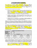 ACTA DE ASAMBLEA GENERAL EXTRAORDINARIA COMUNIDAD CAMPESINA