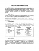 REFLUJO GASTROESOFÁGICO