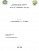 Práctica No.4 PERDIDAS POR FRICCION Y ACCESORIOS