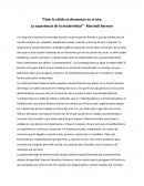 Todo lo sólido se desvanece en el aire