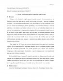 Nuevas metodologías para la educación de los jovenes