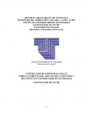 CONTRUCCION DE JARDINERAS PARA EL EMBELLECIMIENTO DEL AREA DE EDUCACION FISICA DEL INSTITUTO UNIVERSITARIO DE TECNOLOGIA “ANTONIO JOSE DE SUCRE”