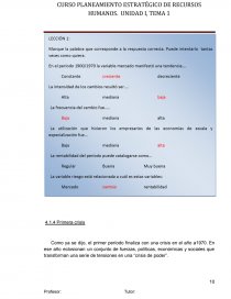 EL CONTEXTO ACTUAL DE LAS ORGANIZACIONES. Página 10