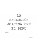HIPÓTESIS BÁSICAS Y CARACTERÍSICAS DE LA SOCIEDAD PERUANA