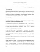 INFORME DEL SIMULACRO DE EVACUACIÓN