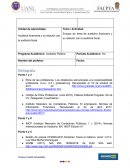 Ensayo de tema de auditoría financiera y su relación con la auditoría fiscal