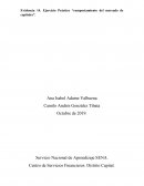 Evidencia 14. Ejercicio Práctico “comportamiento del mercado de capitales”