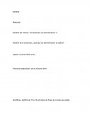 FUNDAMENTOS DE LA ADMINISTRACION