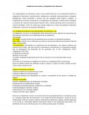 Analisis de conservacion y manipulacon de alimentos