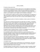 Ensayo cartilla moral