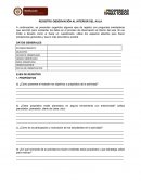 REGISTRO OBSERVACION AL INTERIOR DEL AULA