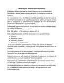 Historia de la administración de proyecto