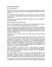 ¿Porque escribimos?. Página 1