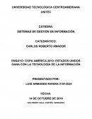 COPA AMÉRICA 2010: ESTADOS UNIDOS GANA CON LA TECNOLOGÍA DE LA INFORMACIÓN