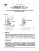 SÍLABO Y PLAN DE APRENDIZAJE DE DERECHO CONSTITUCIONAL