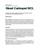 Ficha tecnica Binal Carbopet BCL