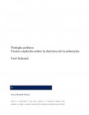 Teología política: Cuatro capítulos sobre la doctrina de la soberanía
