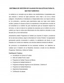 SISTEMAS DE GESTIÓN DE CALIDAD EN ZACATECAS PARA EL SECTOR TURÍSTICO