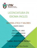 ETICA PARA AMADOR SAVATER, FERNANDO SINTESIS