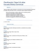Planificación Clase 6-9 años