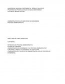 Administración de los servicios de enfermería. Proceso administrativo