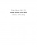 Ensayo Alternativas de aprendizaje para el desarrollo de habilidades en juicios orales en materia civil