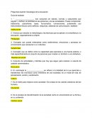 Preguntas examen Sociología de la educación