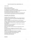 Caso de estudio: Alcon Laboratories, Inc