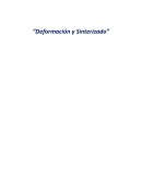 Procesos de sinterizado y deformado