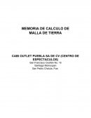 MEMORIA DE CALCULO DE MALLA DE TIERRA