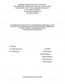 FACTORES QUE INFLUYEN EN LA DECISIÓN DEL INICIO DE LA VIDA SEXUAL EN LOS ADOLESCENTES QUE ESTUDIAN DEL PRIMERO AL CUARTO AÑO