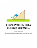 CONSERVACIÓN DE LA ENERGIA MECANICA