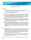 Programa de capacitación