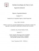 Introducción a la Seguridad, Higiene y Salud Ocupacional