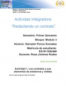 Actividad Integradora “Redactando un contrato”