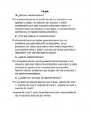 Taller 1 mantenimiento