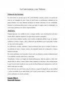 La convivencia y sus valores