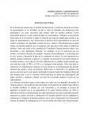 TEORIA POLITICA Y CONSTITUCIONAL II SISTEMA ELECTORAL