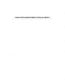 Reflexiones sobre el Espacio Publico