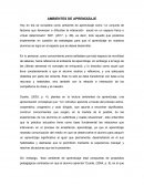 Ensayo Ambientes de Aprendizaje