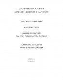 PASTORAL FUNDAMENTAL GAUDIUM ET SPES