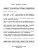 Valoración psicológica